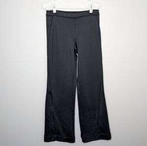Athleta black wide leg athletic pant S